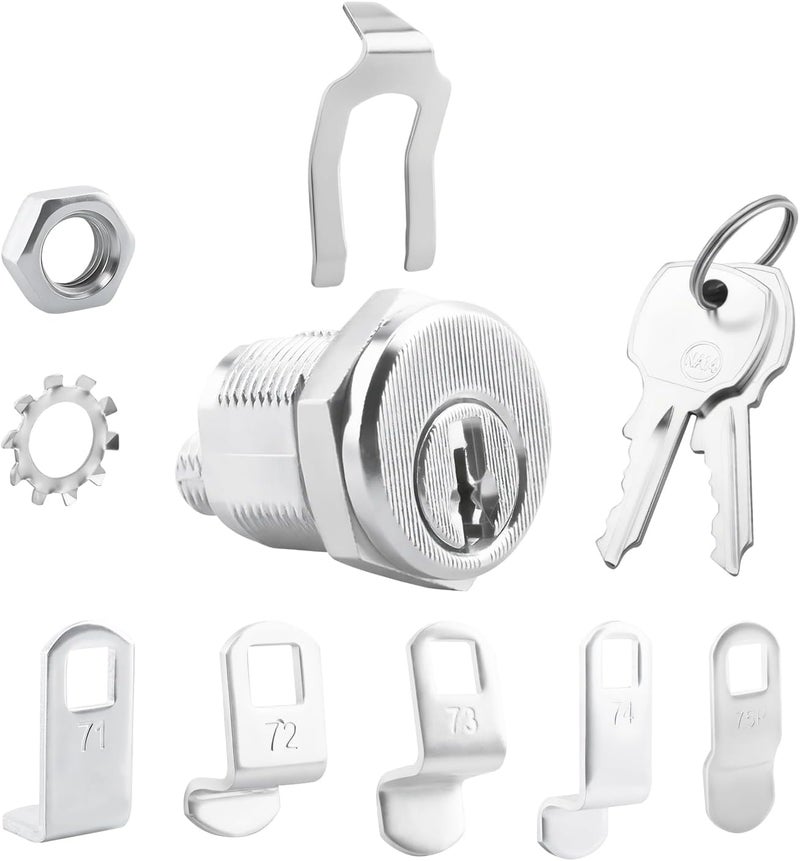 Malae S 4573 Mailbox Lock Replacement Compatible with Auth-Florence Vital 1570 Series Mailboxes Lock, S4573 Mailbox Locks with Keys for Prime-Line Mail Box Lock - Image 1